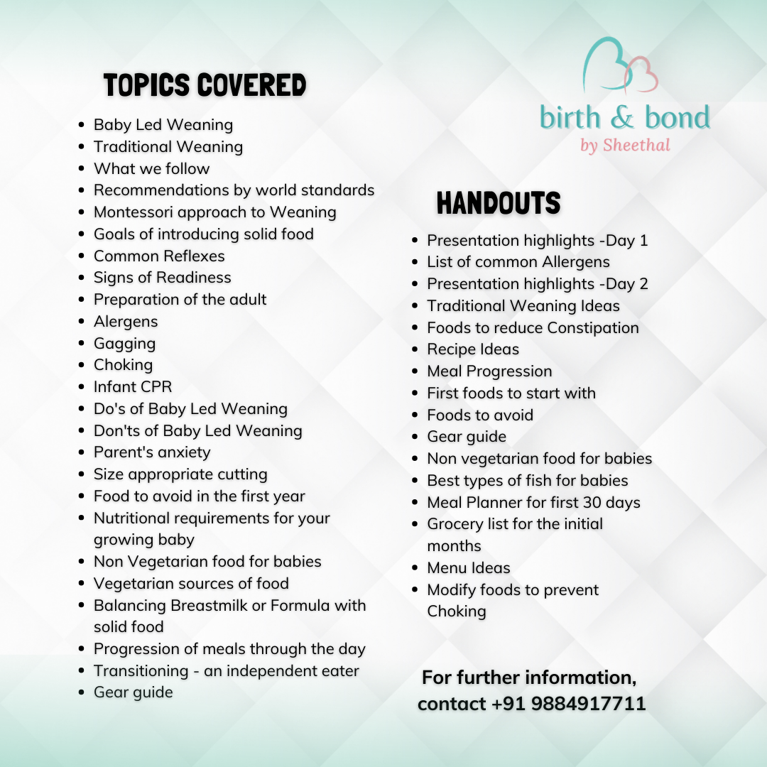 Starting Solid food for babies