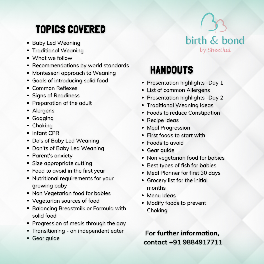 Starting Solid food for babies