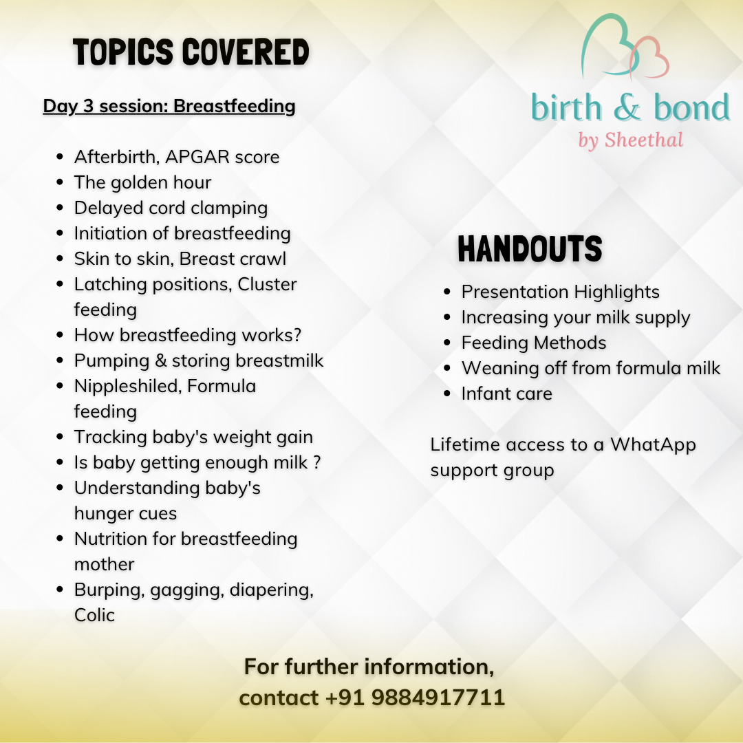 Childbirth Prep & Breastfeeding Webinar