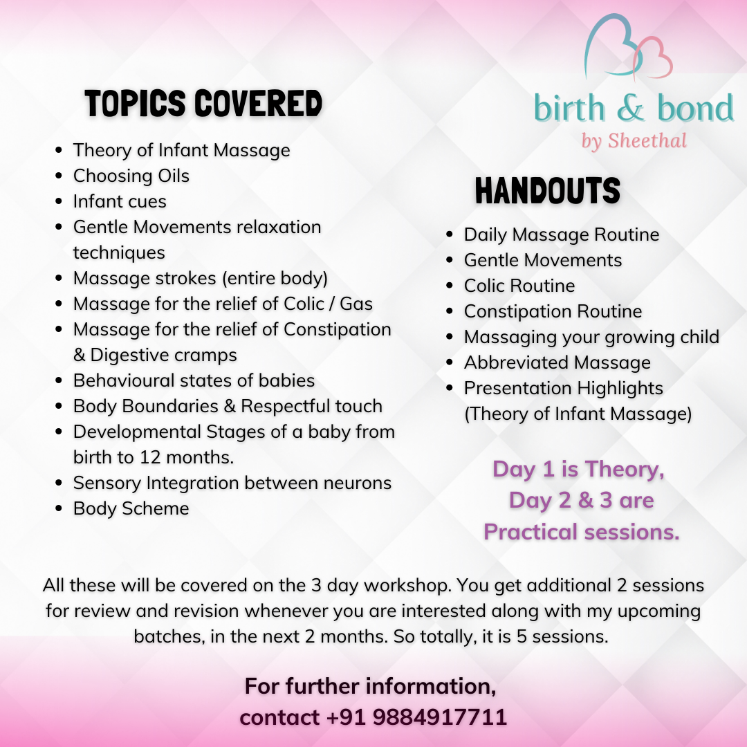 Infant Massage Workshop