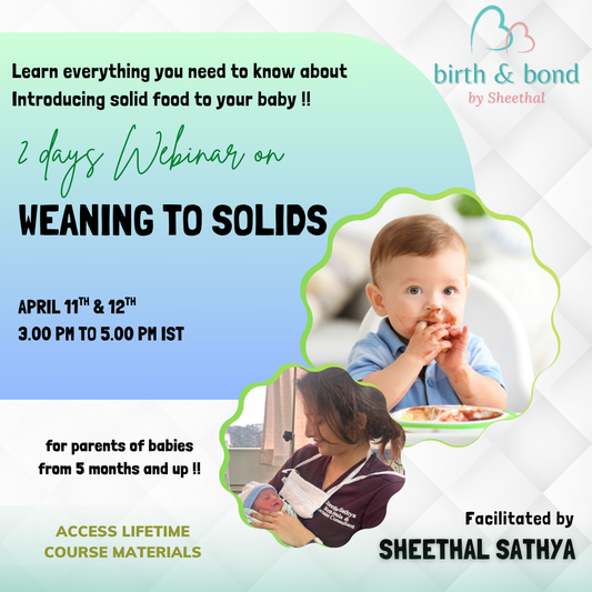 Starting Solid food for babies