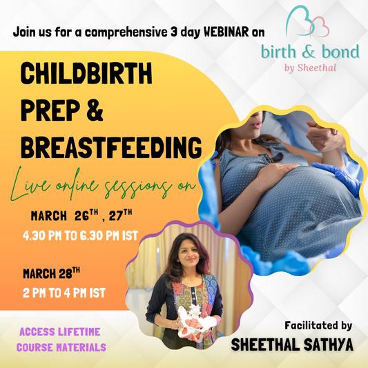 Childbirth Prep & Breastfeeding Webinar