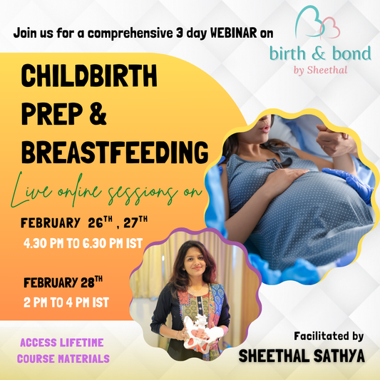 Childbirth Prep & Breastfeeding Webinar