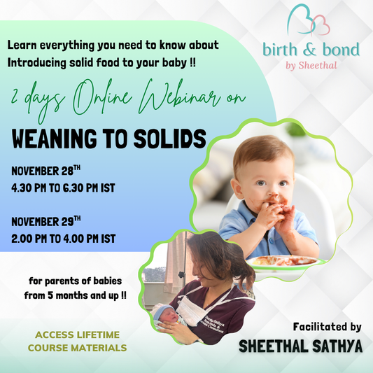 Starting Solid food for babies