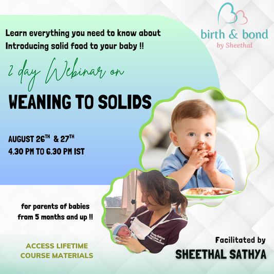 Starting Solid food for babies